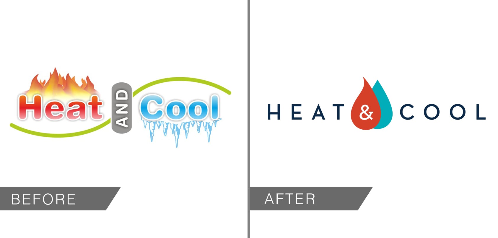 Logo & Website Makeover: Heat & Cool